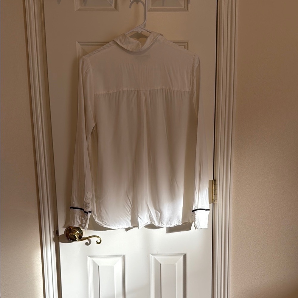 Boden White Button-Up Women's Top size 10 - Picture 4 of 4
